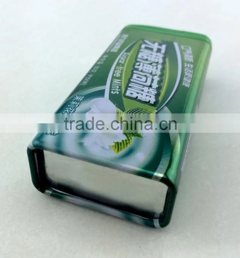 chewing gum tin box / tin can / tin container