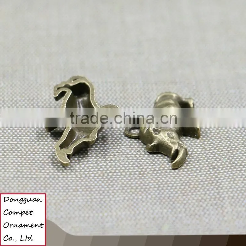 Wholesale euramerican style zinc alloy jewelry diy wildlife rhino pendant
