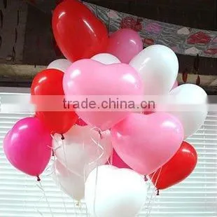 Colorful heart latex balloon for sales promotion