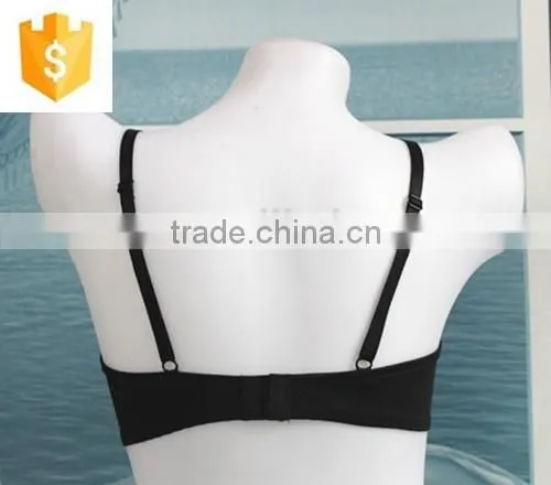 2016 unique front classical style simple black bra