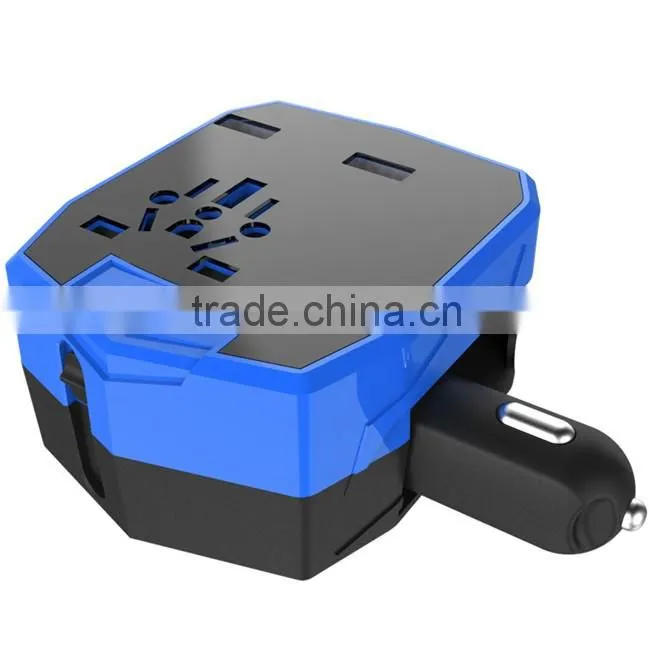 Crazy All-in-1 Universal Travel Power Plug Adapter Charger Car Charger for US, EU and All Countries