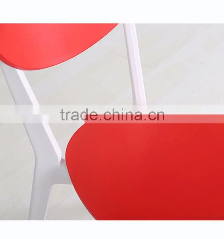 Simple Leisure Colorful Modern Plastic Chairs Wholesale Terrace Cheap Bistro Chairs