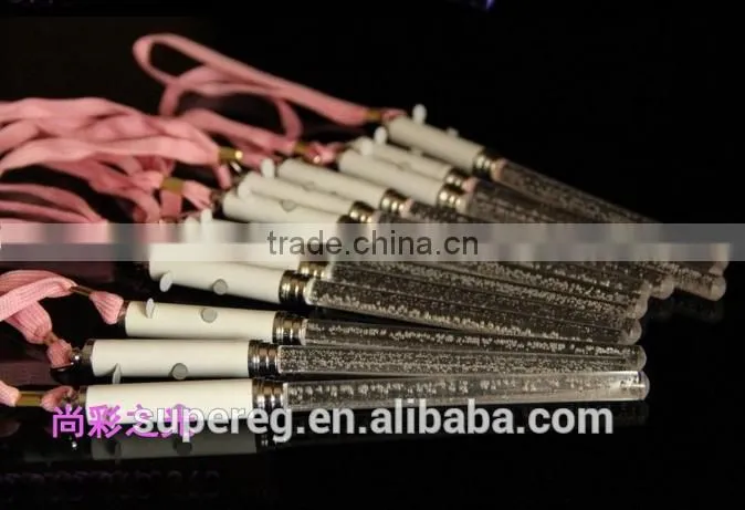 2015 3LEDs Glowing Stick in the dark LED Light Stick Acrylic Concert LED Flash Light Stick For Party Wedding Birthday