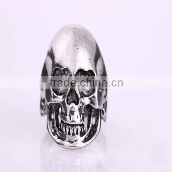 Fashion man ring prices zinc alloy jewelry skull fashion man ring