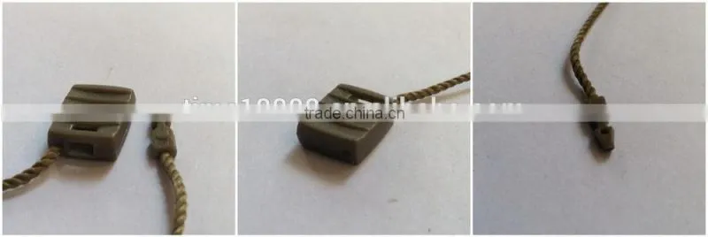 Army Green, plastic labels, LOGO-free,Manufacture China Plastic String Hang Tag for Clothing