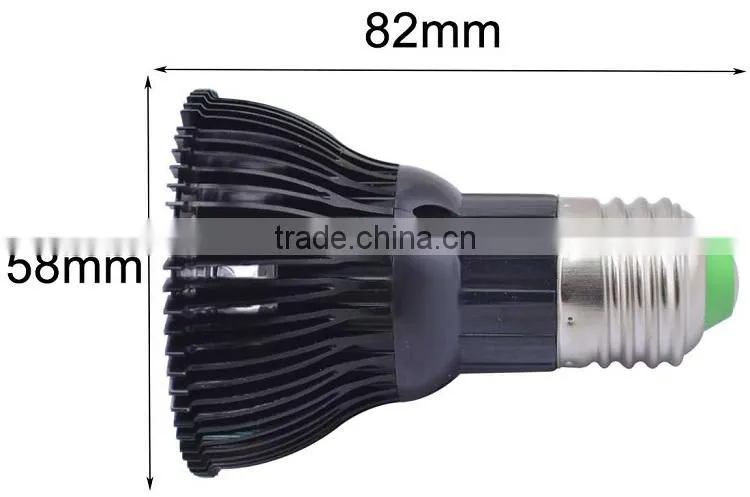 9w 3x3w led focus par20 spotlight 110v 220v dimmable recessed light