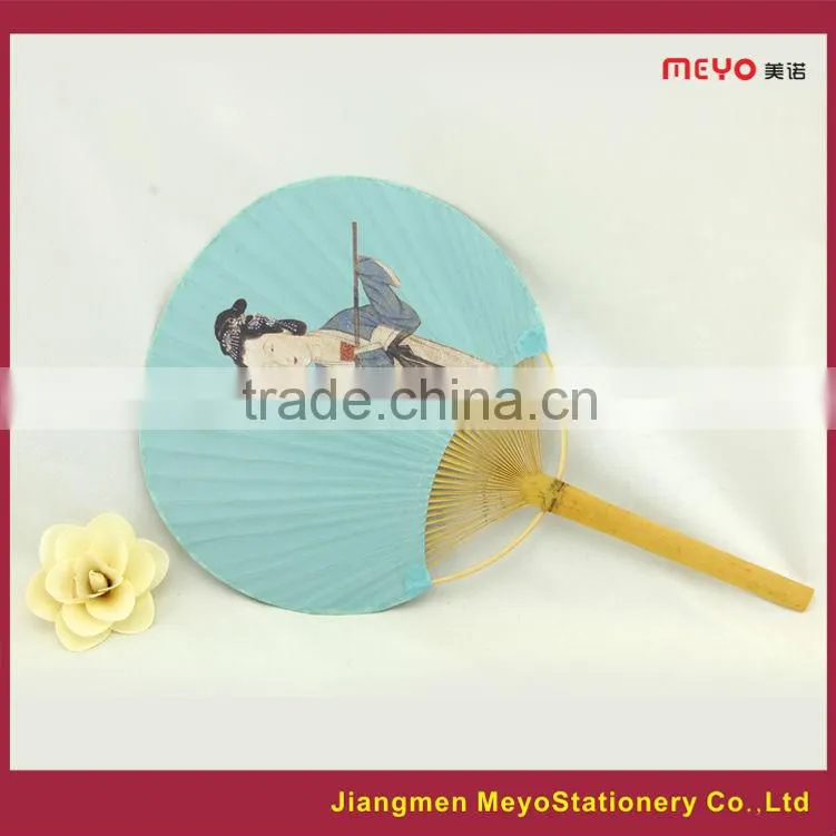 2015 Chinese Promotional Gift Custom Bamboo Folding Hand Fan