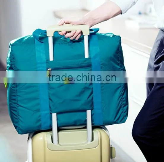 (160406) Waterproof nylon foldable portable clothing storage bag travel pouch