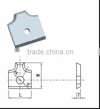 Woodworking knives CNC Profiled Standard Blanks