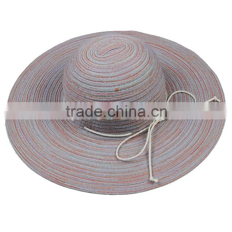 2013 new colorful fashion summer lady straw wide brim hat and cap