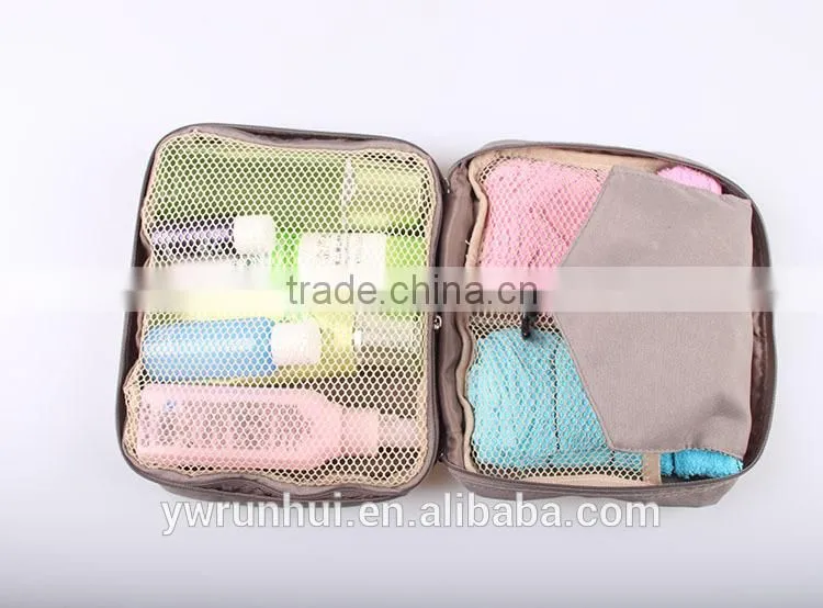 2015 promoetion LOGO print toiletry bag organizer for travel storage