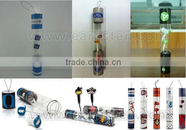 custom molded earbud earphone with molded packing