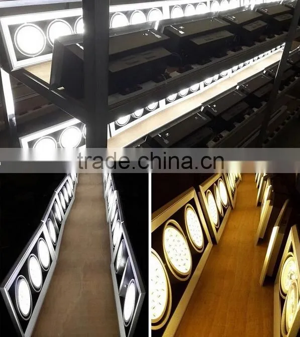 2x12w AR111 led grille panel light