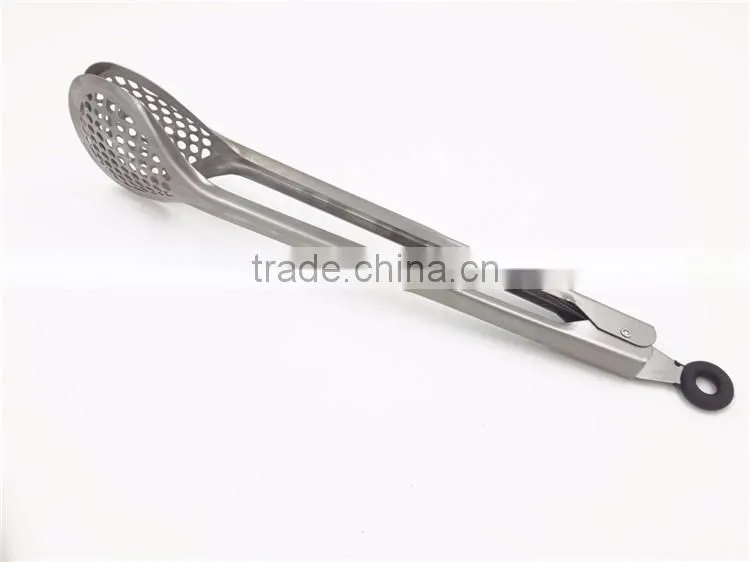 Stainless steel cooking tongs
