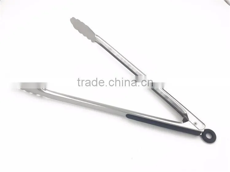 Stainless steel bbq tongs