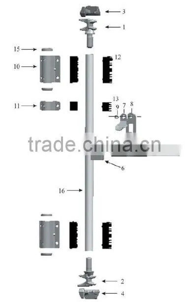 Shipping Container Door Lock Hardware
