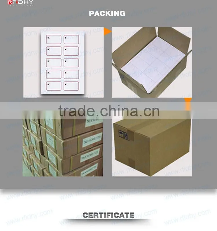Customized long distance rfid prelam 13.56mhz rfid card inlay