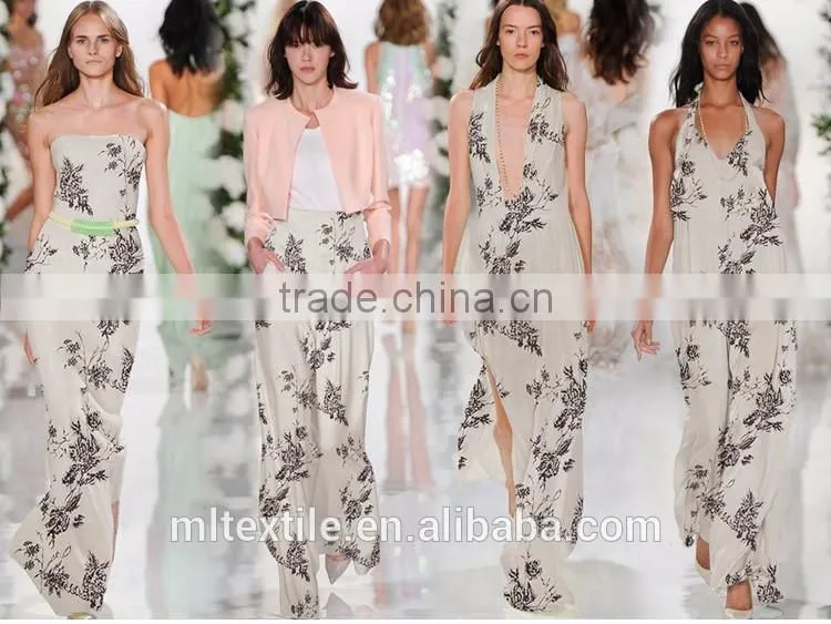 plain dyed silk crepe de chine
