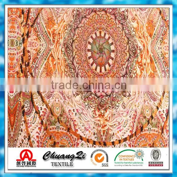 2014 fashion viscose rayon printed fabric