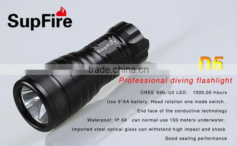 Waterproof IP68 Diving Torch Light