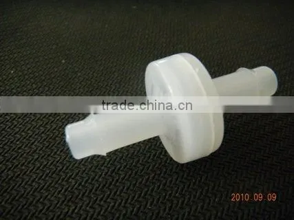 1/4" PVDF plastic one way valve