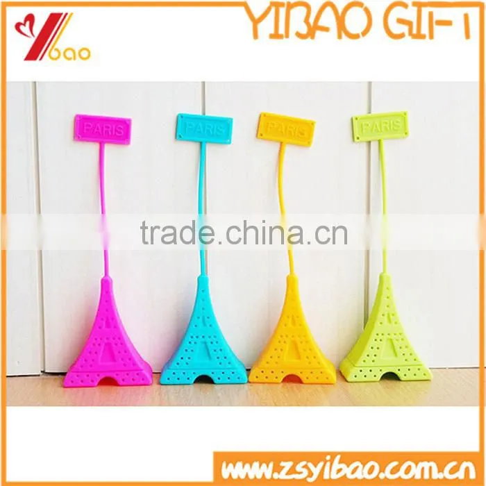 Paris Eiffel Tower Shape Silicone Tea Infuser With Multicolor