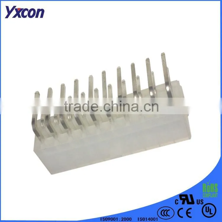 Dongguan factory 4.20mm pitch 20 pin right angle dual row wafer connector