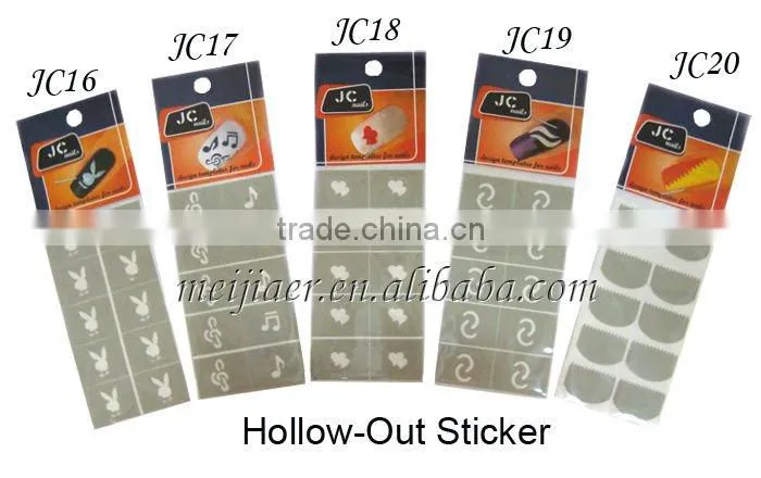 Nail art stencil sticker
