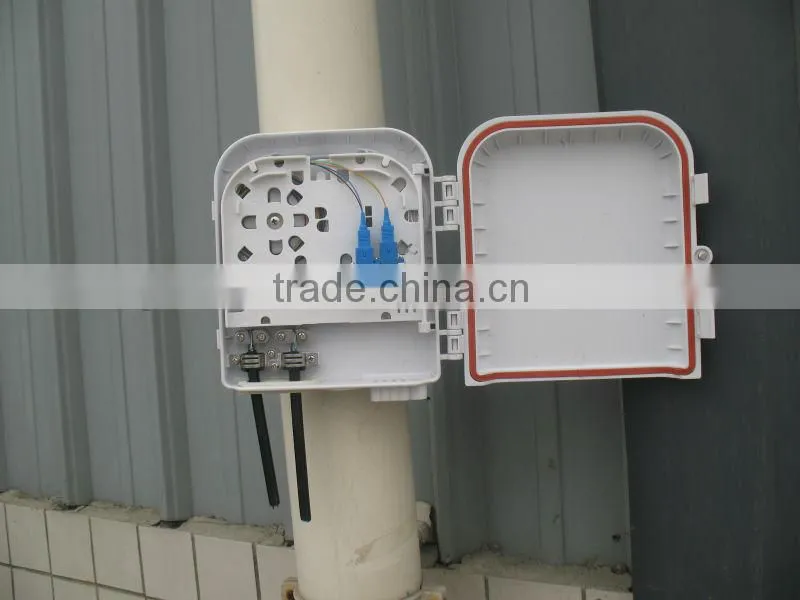 2*16 1260-1650nm Steel mini module type,0.9mm cable dia. 1.5m length,with SC/APC connector FTTH PLC Splitter