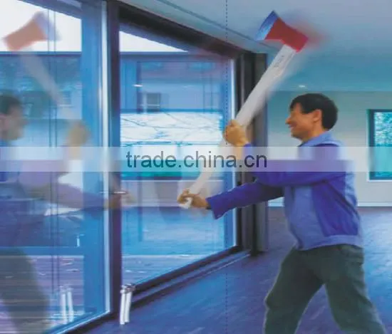 Aluminum burglarproof glass door window system