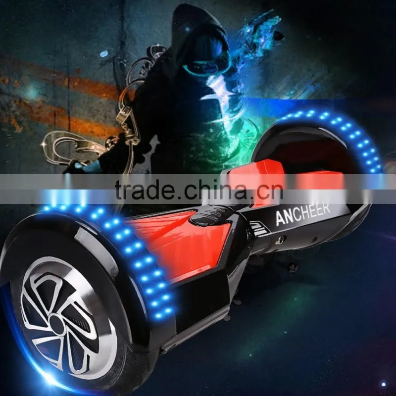 2016 hot 8 inch bluetooth 2 wheel scooter self balancing scooter with LG battery Ancheer US plug AM002555