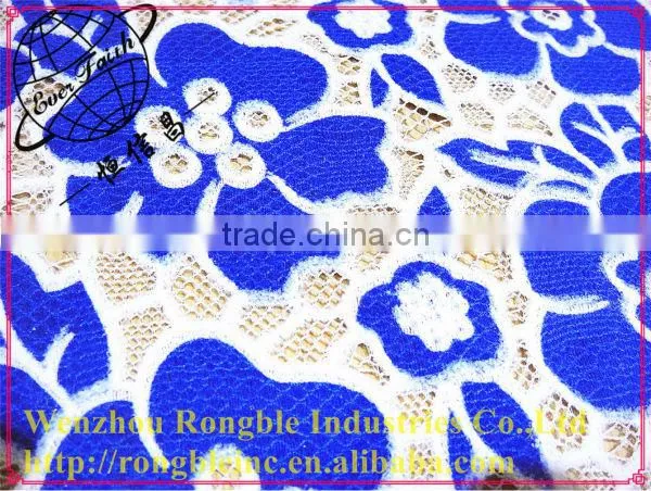 fashion design floral lace fabric for garment