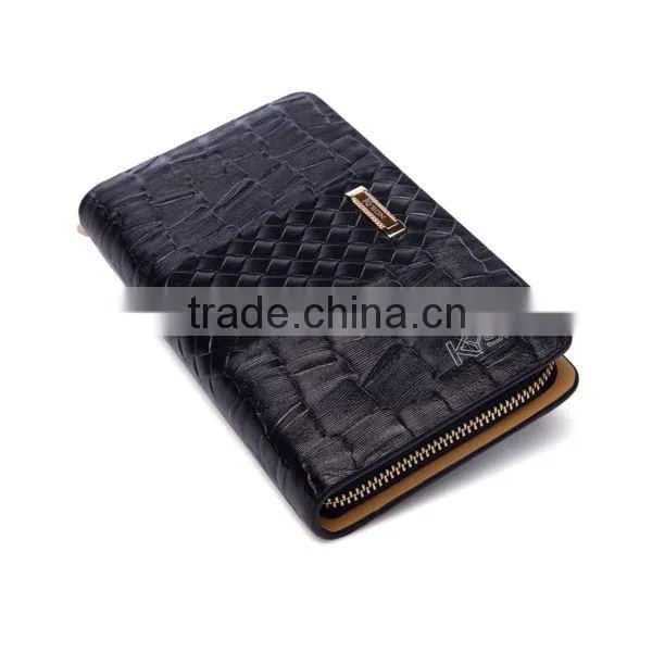 2015 hot selling short leather man wallet bag