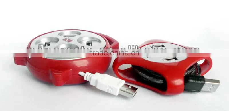 portable computer usb hub 4 ports stand with logo printing