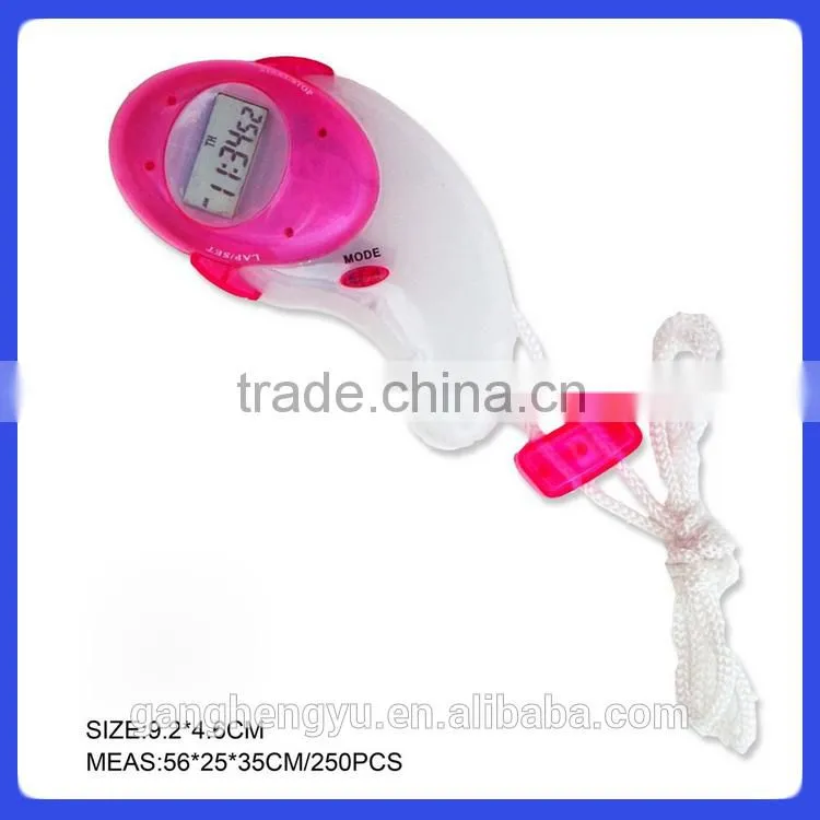 Large display digital waterproof sport stopwatch
