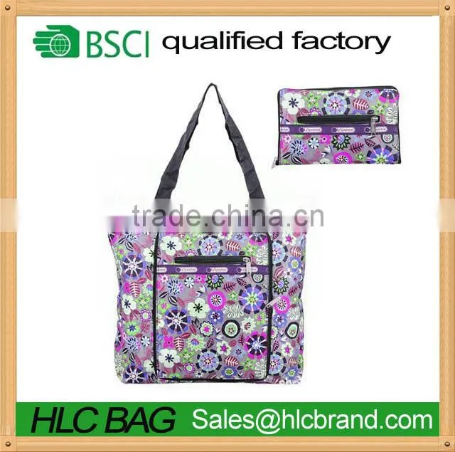 2016 New fashion design big-capacity foldable shoulder bag HL-PB101
