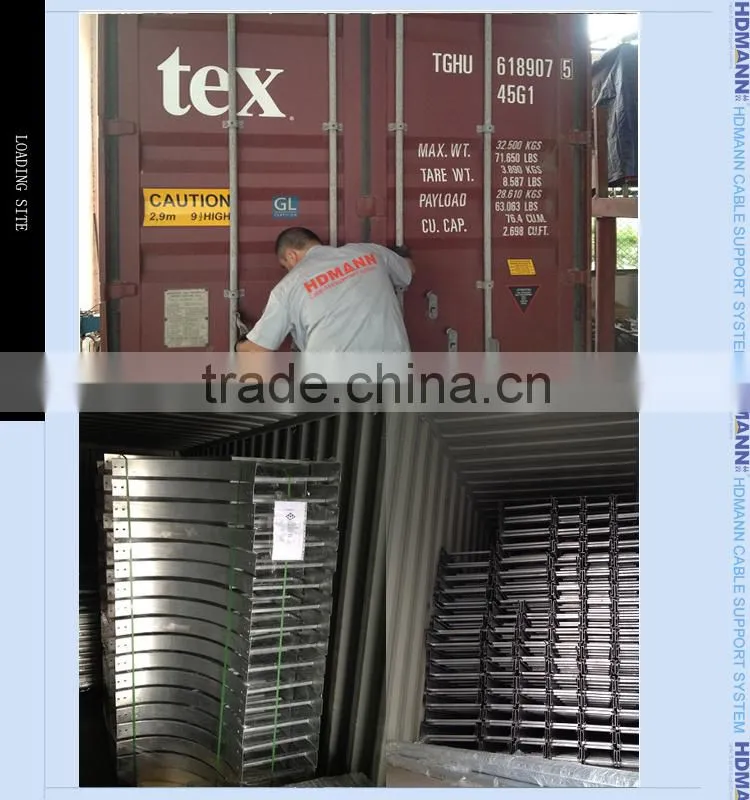 Powder coated galvanized steel trunking