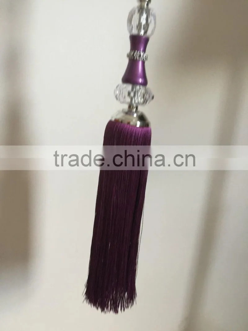 wholesaler china supplier curtain polyester tassel tiebacks