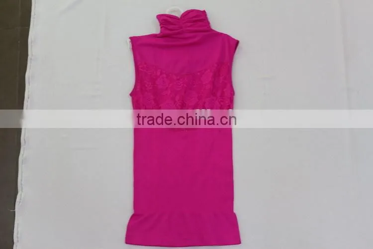 2015 Long Seamless Camisole with wide strap button type before