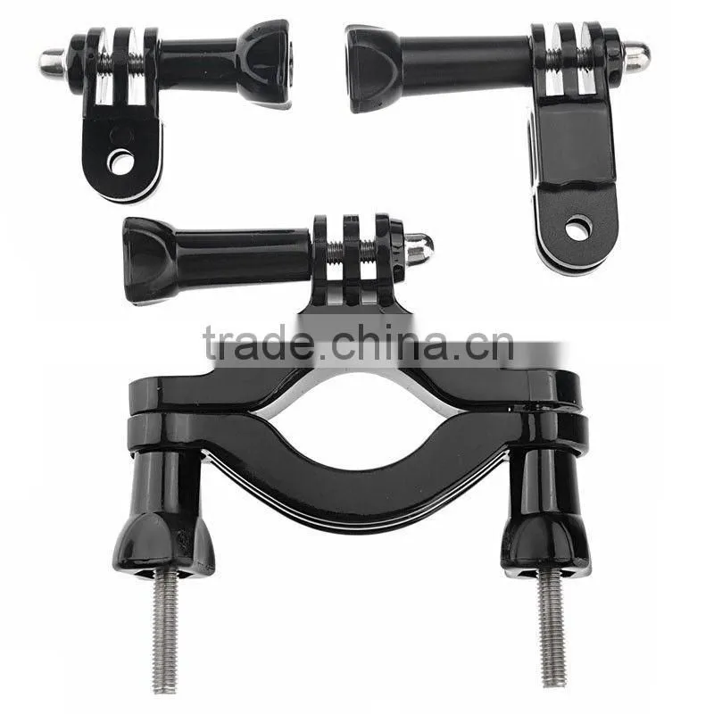 3-way Adjustable Pivot Arm Motorbike Roll Bar Mount for GoPro Hero 4/3+/3