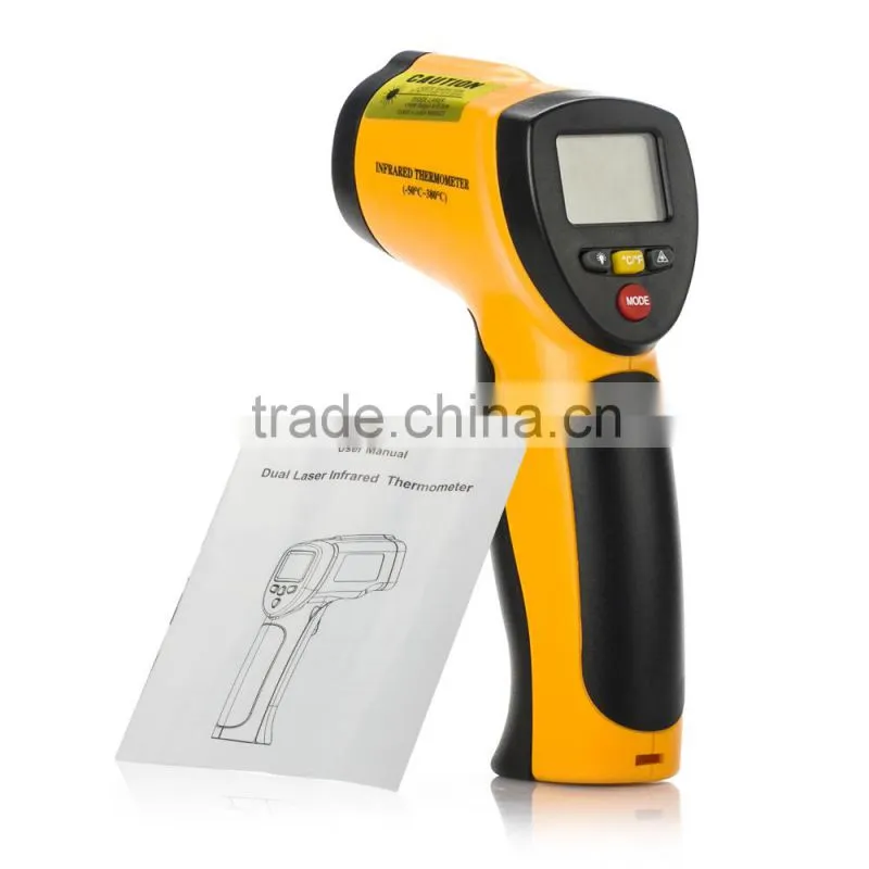 -50~380C 716F Pyrometer 12:1 Celsius Laser MAX 0.95EM IR Infrared Thermometer