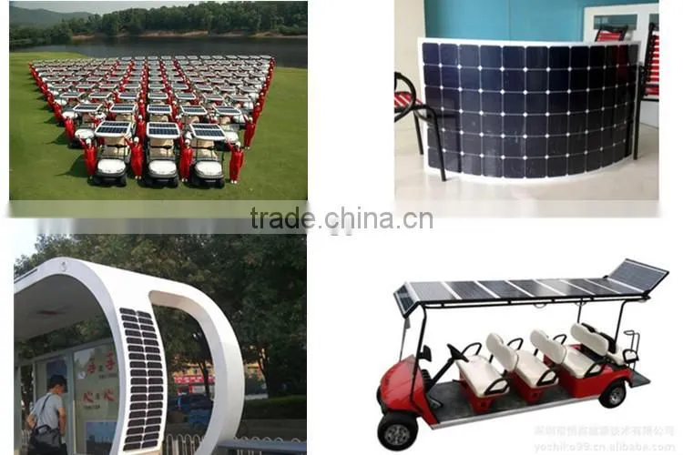High efficiency flexible solar panel 200w