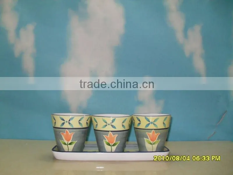 ceramic flower pot planter