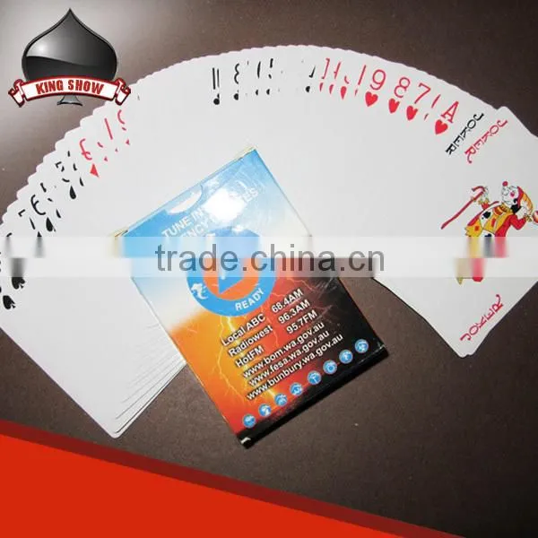 custom 300 gsm paper playing cards for promotional advertising