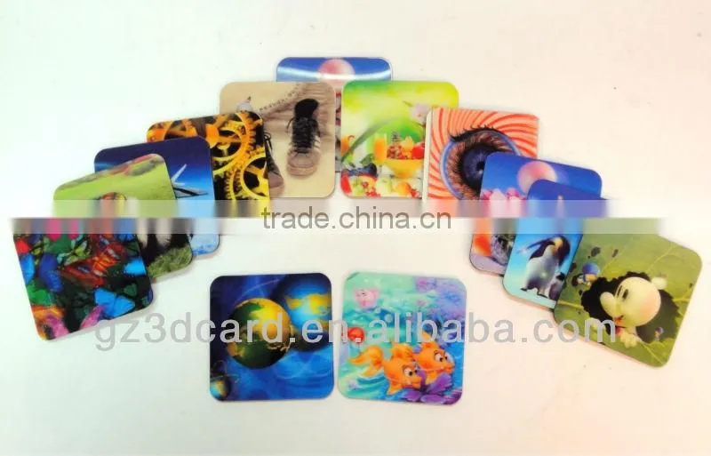 Custom lenticular 3D cup coasters of London bus