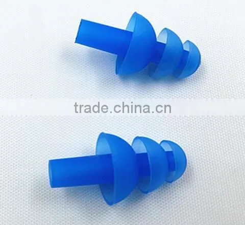 High quality silicone rubber earplugs for swimming