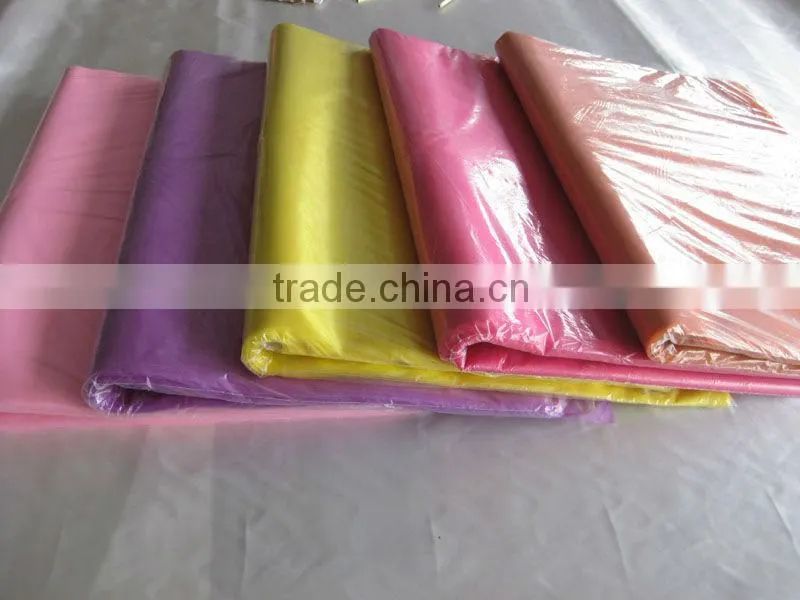Colorful Organza Sheets for flower wrapping with hot cut edge