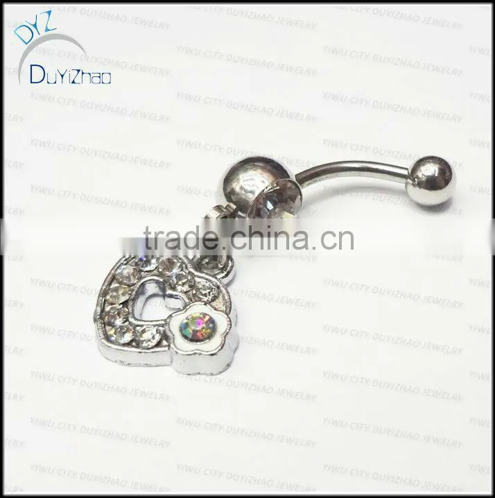 navel piercing dangle belly button rings