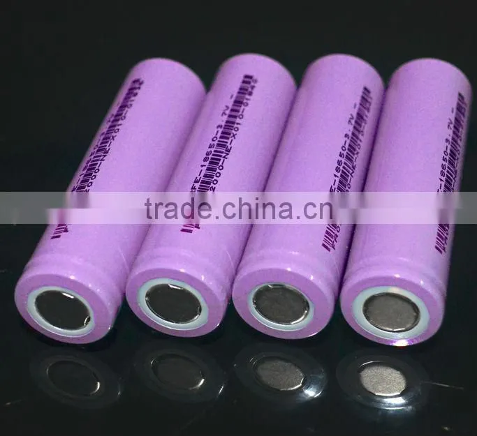 800mAH-3000mAh 3.7v rechargeable18650 li-ion shenzhen battery