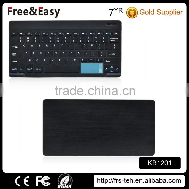 Factory supply 2.4G wireless bluetooth touch keyboard